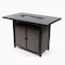 Deko Living 55 Inch Outdoor Rectangular Propane Barstool Firetable 40,000 BTU COB10005 - alternate 2